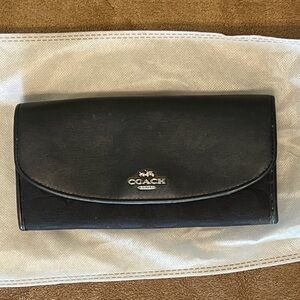 Coach Signature PVC Slim Envelope Wallet